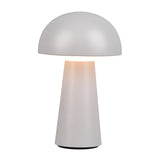 LED Integrated Table Lamp in Ultimate Grey USB Chargeable  (1542LEN52176177)