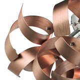4 Light Ribbon Flush Brushed Copper (0183RAW0464)
