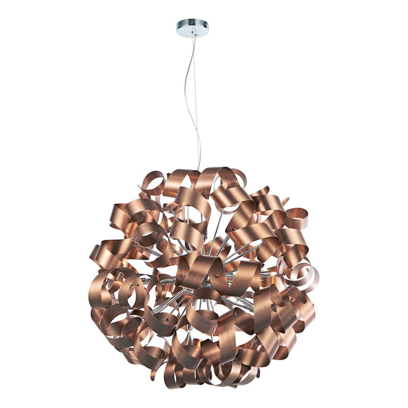 12 Light Pendant Brushed Copper (0183RAW1264)
