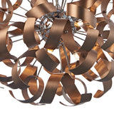 9 Light Ribbon Pendant Brushed Copper (0183RAW1364)
