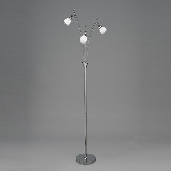 3 Light Standard Lamp  - Polished Chrome (0194LUTSL219)