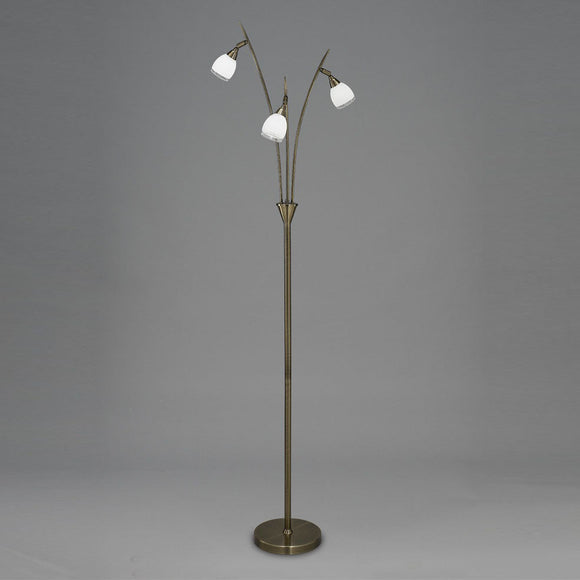 3 Light Standard Lamp - Bronze (0194LUTSL221)