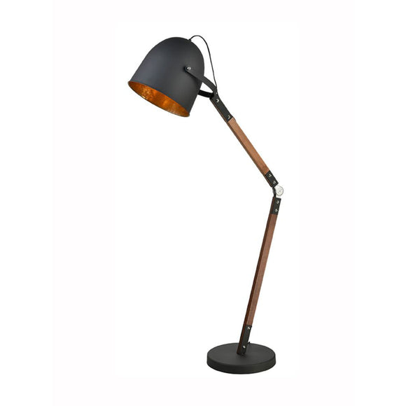 Large Adjustable Floor Lamp With Wood (0194WOOSL245)