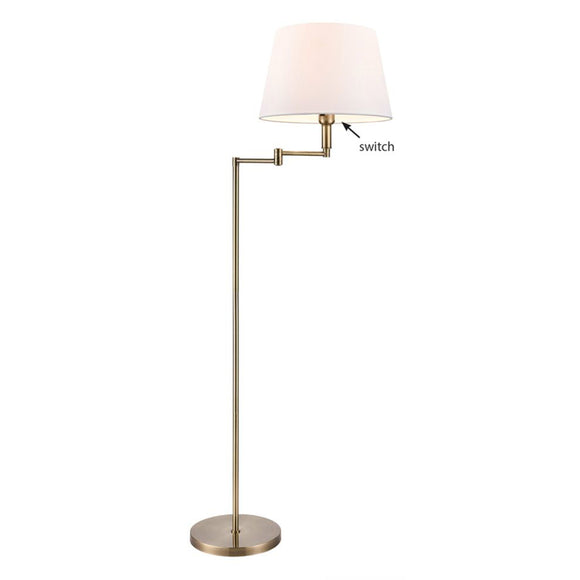 Swing Arm Standard Lamp with Shade (0194SL2551191)