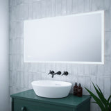 Tunable CCT LED Bathroom Mirror 1150 x 600 mm IP44 Dimmable Demister (1356SATSY9032)