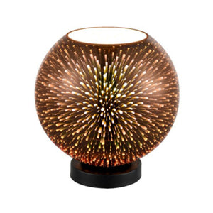 Copper Table Lamp - 3D holographic effect when illuminated (0194VISTL511)