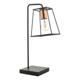 Table Lamp Black & Copper (0183TOW4122)