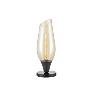 1 Light table Lamp Matt Black Pale Amber (0194TAPTL202)