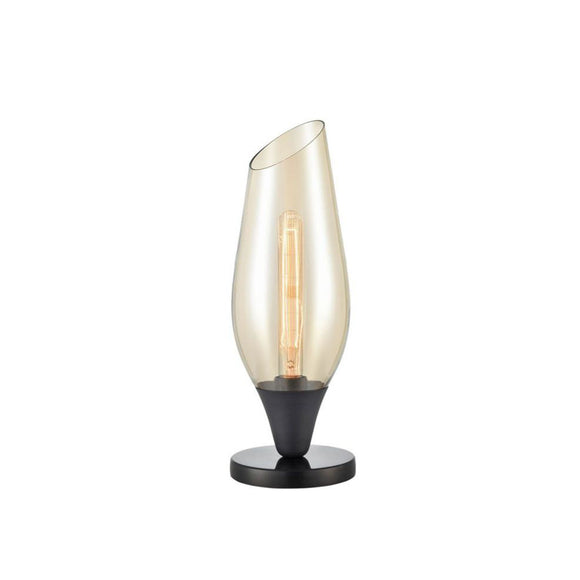 1 Light table Lamp Matt Black Pale Amber (0194TAPTL202)