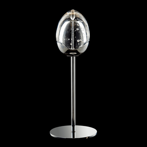 LED Table Lamp in Polished Chrome and Clear Glass Finish (1476TERMT1300)