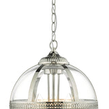 3 Light Indoor Lantern Polished Nickel and Glass (0183VAN0338)
