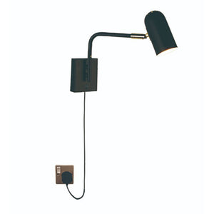 Wall Light With Adjustable Head And Plug Cable (0194WB148)