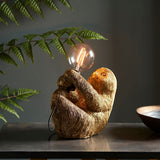 Sloth vintage gold table lamp (0711ANI95080)