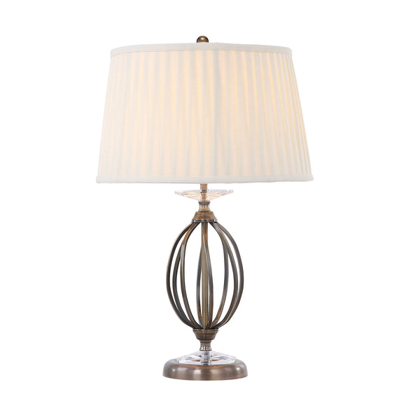 1 Light Table Lamp - Aged Brass Finish c/w Shade (0178AEGAGTLAB)