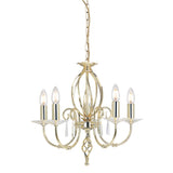 5 Light Chandelier – Polished Brass (0178AEGAG5PB)