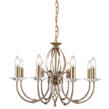 8 Light Chandelier – Aged Brass (0178AEGAG8AB)