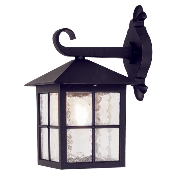 Traditional  outdoor coach downward lantern  - Black  (0178WINBL18)