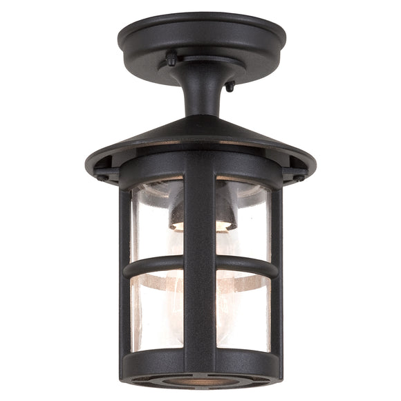 1 Light Porch Lantern - Black (0178HERBL21A)