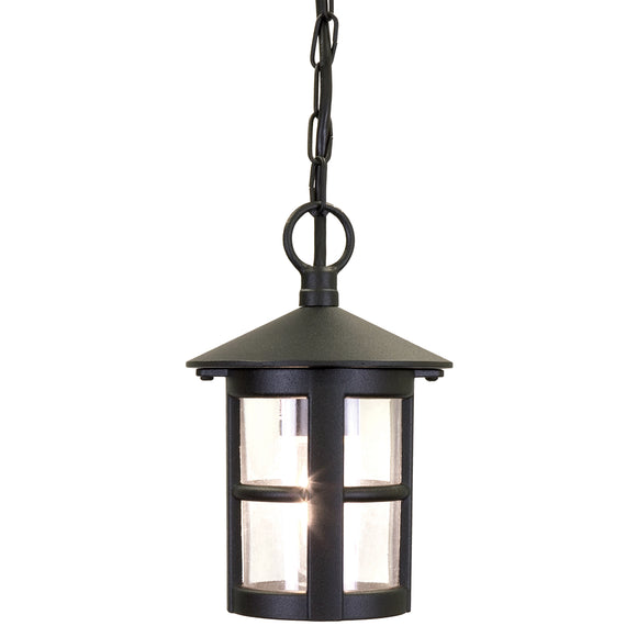 1 Light Porch Chain Lantern - Black (0178HERBL21B)