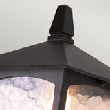 Traditional outdoor upward coach lantern  - Black  (0178YORBL5)