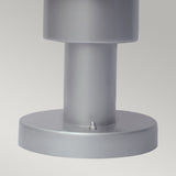 1 Light 30cm Outdoor Pedestal - Silver finish - IP44 (0178HELSPSS)