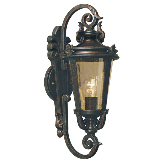 1 Light Medium Exterior Wall Lantern - Weathered Bronze (0178BALBT1M)