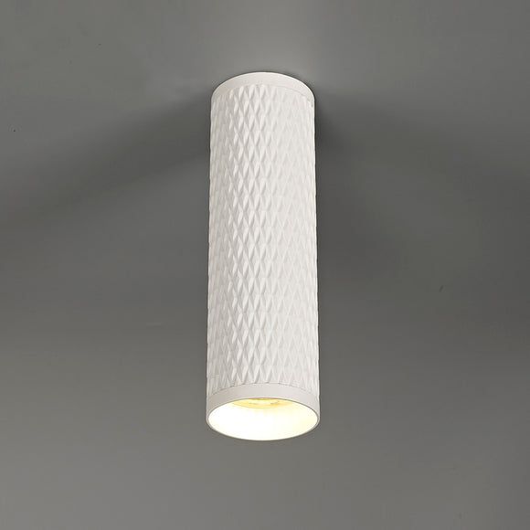 20cm Surface Mounted Ceiling Light in Sand White  (BUSTER117A)