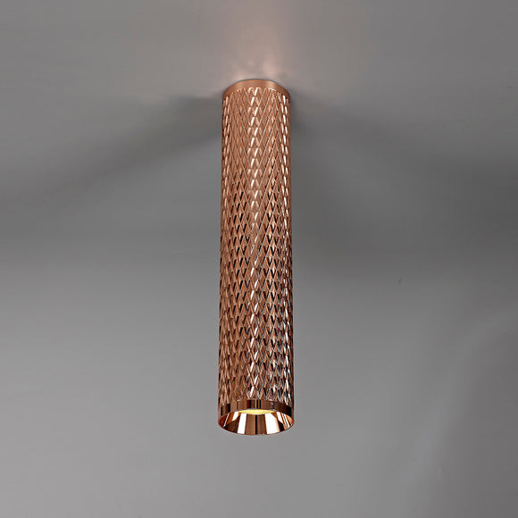 30cm Surface Mounted Ceiling Light in Rose Gold (BUSTER118D)