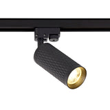 Track Adjustable Spot Light in Sand Black with Acrylic Ring (BUSTER181)