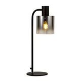 1 Light Table Lamp, Black / Smoke Fade Glass (1230CHE22A)