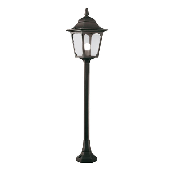 1 light Traditional Outdoor Post - 100cm - Black  (0178CHACP5)