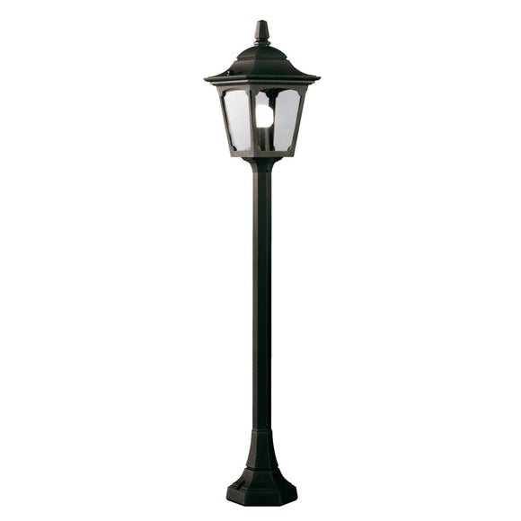 1 light Traditional Outdoor Post - Mini Lantern - 94cm - Black  (0178CHACPM5)
