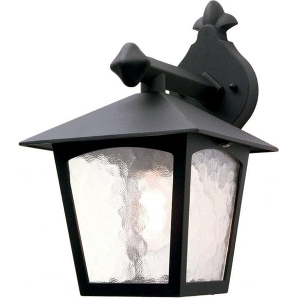 Traditional outdoor downward coach lantern  - Black  (0178YORBL2)