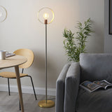 On-trend Floor Lamp Gold, Copper and Satin Chrome (0711HOO98095)