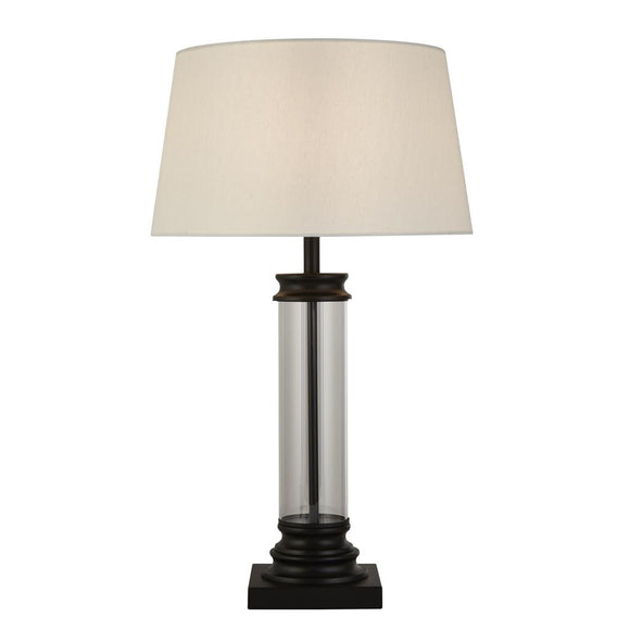 Elegant Table lamp in Matt Black with Shade (0483COLTLBK)