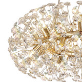 Fiesta Pendant ring 12 Light G9 French Gold/Crystal 60cm diameter (1230FIE64A)