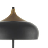 2 Light Floor Lamp Wood Black (0183GAU4922)