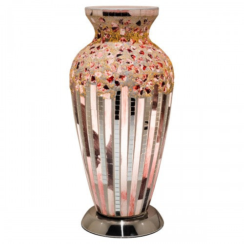 Mosaic Glass Vase Lamp - Art Deco (1459MOSLM73AD)