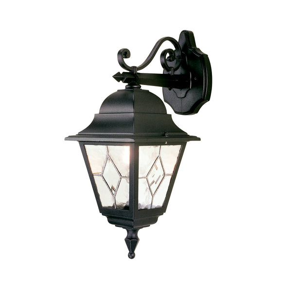 Traditional outdoor downward lantern  - Black (0178NORNR2)