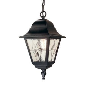 Traditional outdoor chain ceiling lantern  - Black (0178NORNR9)