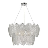 3 Light Pendant Clear Glass Petals And Polished Chrome (0183PHI0308)