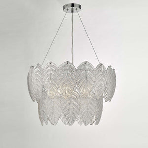 3 Light Pendant Clear Glass Petals And Polished Chrome (0183PHI0308)