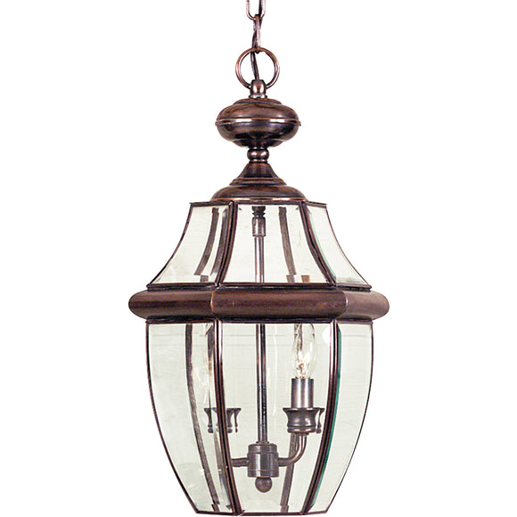 2 Light Exterior Ceiling Chain Lantern Antique Copper IP44 (0178NEW8LAC)