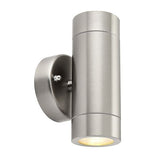 Up Down 2 light wall light - Stainless Steel (1419PAL13802)