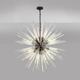 32 Light Round Pendant in Brown Oxide with Clear Glass (1230THU9E)