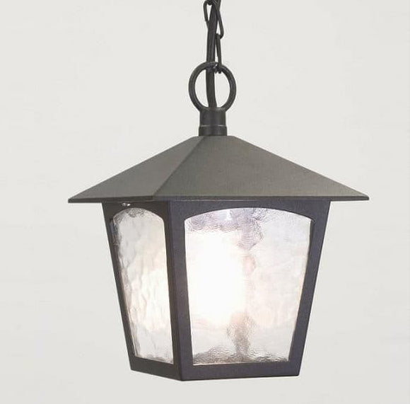 Traditional Outdoor Porch Chain lantern  - Black  (0178YORBL6B)